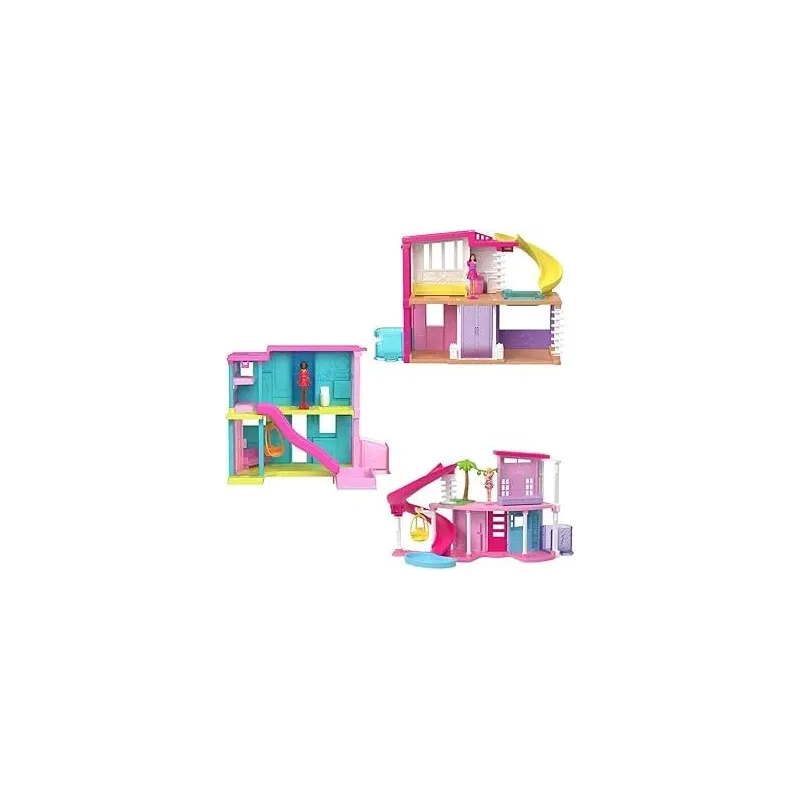 Leļļu māja Mattel Barbie Mini Land HYF44, ,krāsa-dizains tiek izvēlēts nejauši,