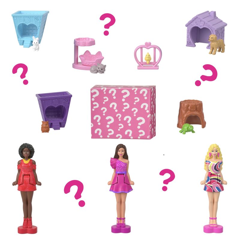 Кукольный домик Mattel Barbie Mini Land HYF44, ,цвет-дизайн выбирается случайным образом,