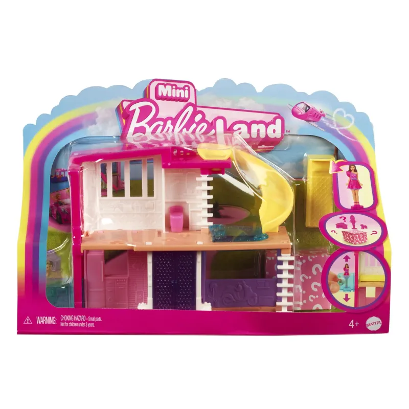 Leļļu māja Mattel Barbie Mini Land HYF44, ,krāsa-dizains tiek izvēlēts nejauši,
