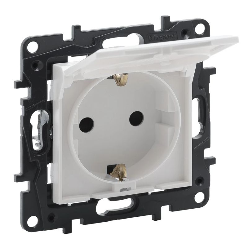Kontaktdakša LEGRAND NILOE STEP, balta, IP44