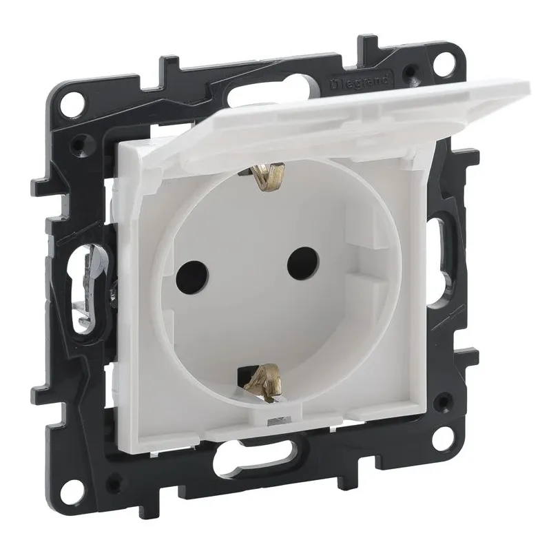 Kontaktdakša LEGRAND NILOE STEP, balta, IP44