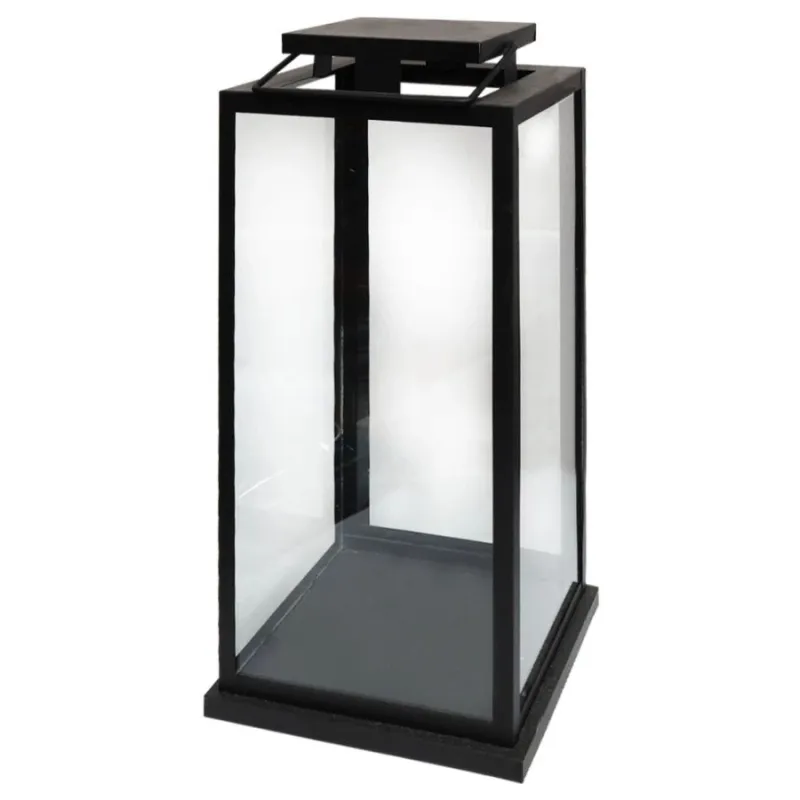 Laterna Tower 20x20x48cm, melna