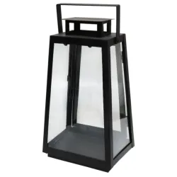 Laterna Sassa 17x11x30cm, melna