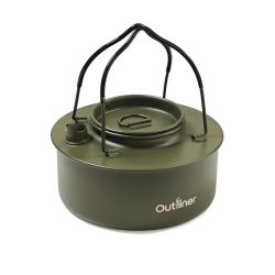 Teapot tourist 0.9l steel green