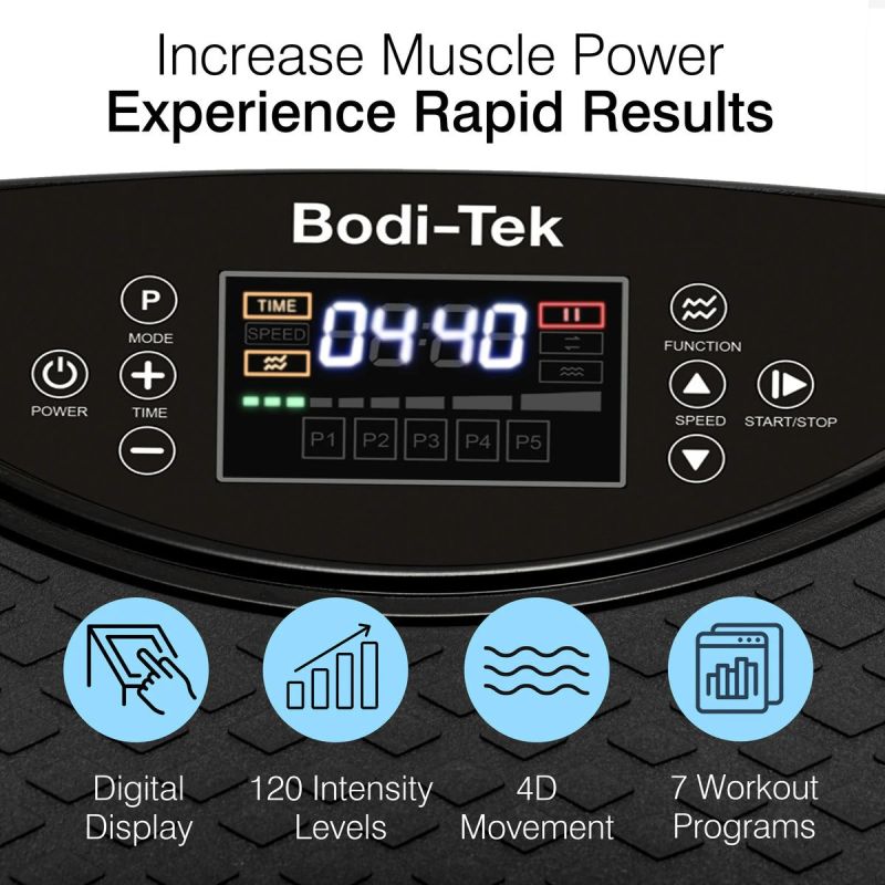 Bodi-Tek 4D Vibration Plate Exercise Machine