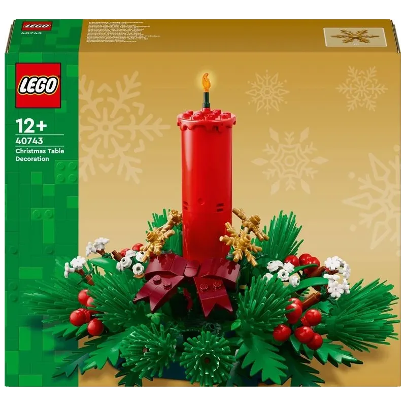 Konstr lego christmas table decor 40743