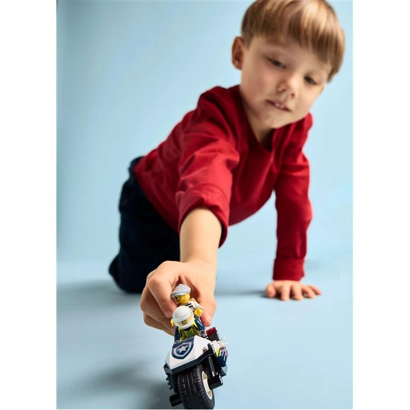 Toy constr lego police motorcycle 60455