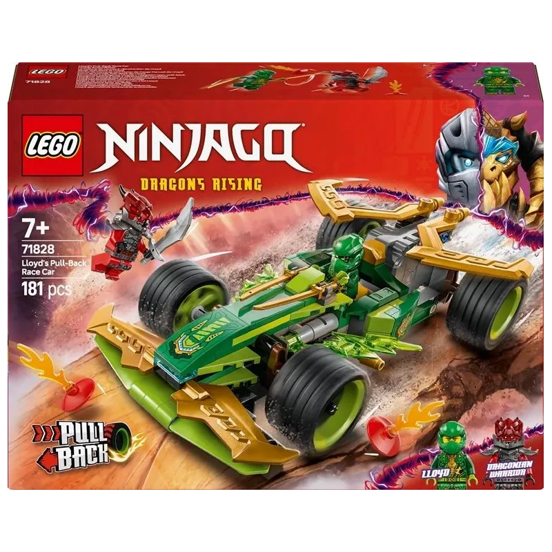 LEGO Ninjago Lloyd's Pull-Back Race Car. 181 gab.