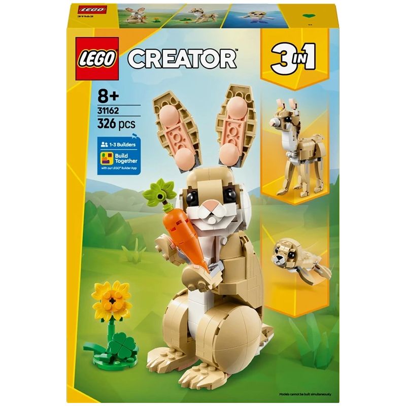 Toy constructor lego cute bunny 31162