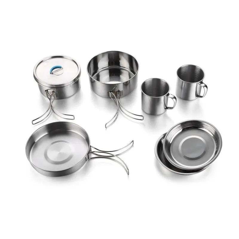 Katlu komplekts Outliner. nerūsējošais tērauds. pelēka