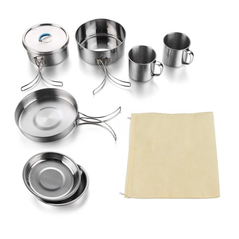 Katlu komplekts Outliner. nerūsējošais tērauds. pelēka