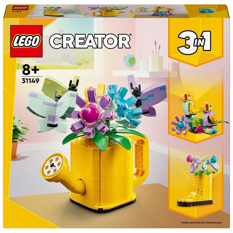 Konstruktors LEGO Creator 3in1 Ziedi lejkannā 31149