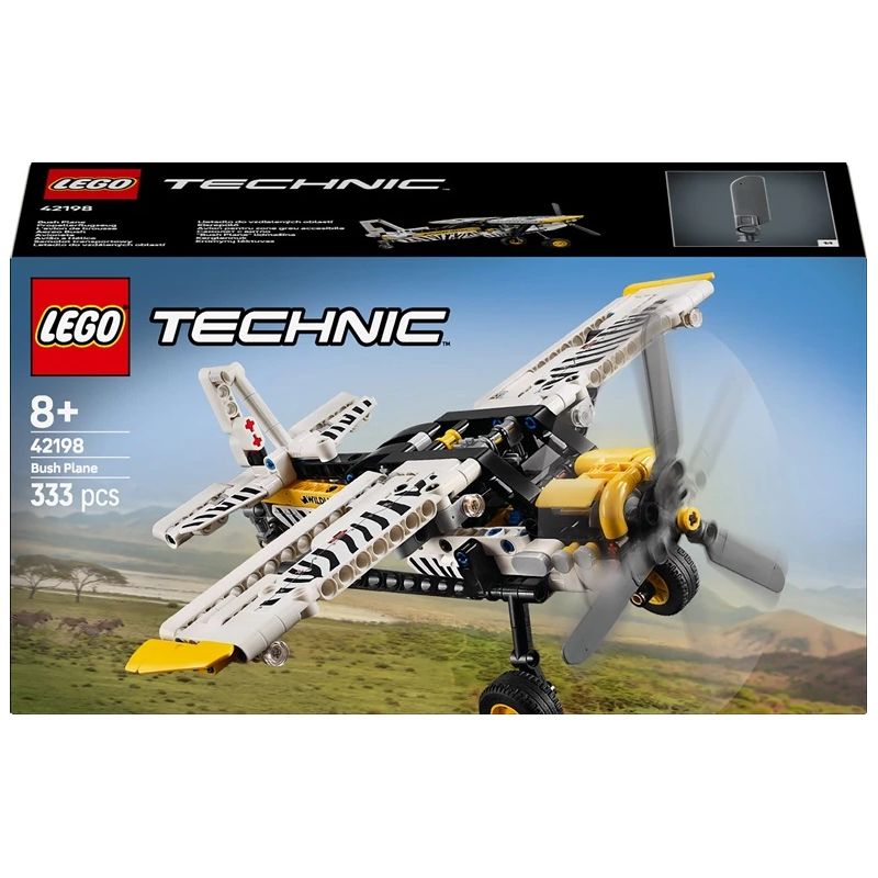 Konstruktors LEGO Technic Bush Plane 42198. 333 gab.