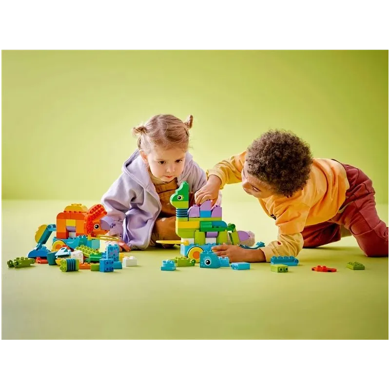 Konstruktorius LEGO Duplo 3in1 Dinosaurs on Wheels 10451