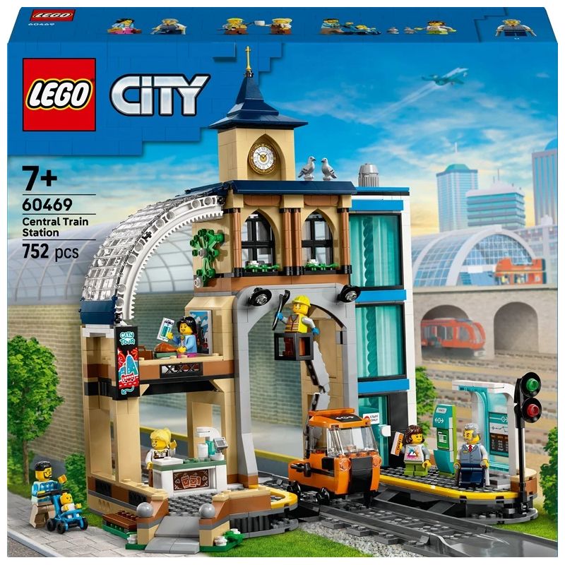 Toy constructor lego train station 60469