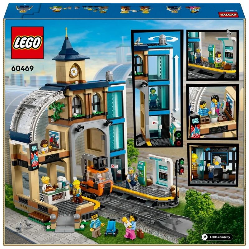 Toy constructor lego train station 60469