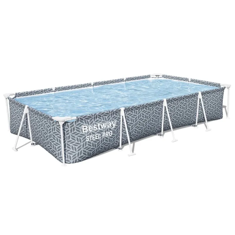 Baseins. karkasa Bestway STEEL PRO 561FT. pelēka. 4000 l
