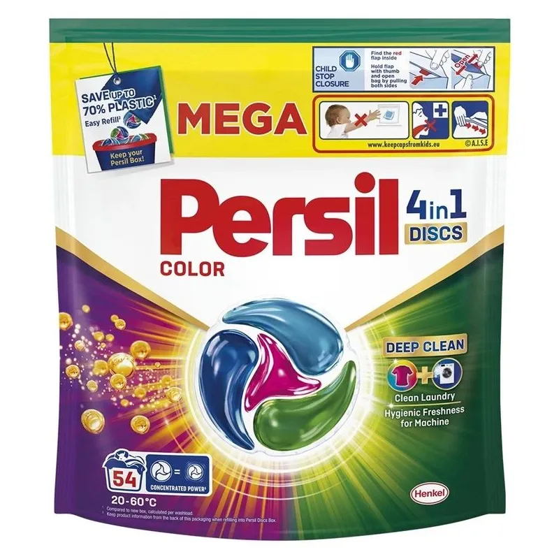 Kapsulas mazg. persil discs color 54gab