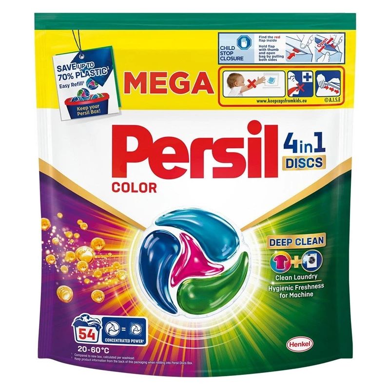 Kapsulas mazg. persil discs color 54gab