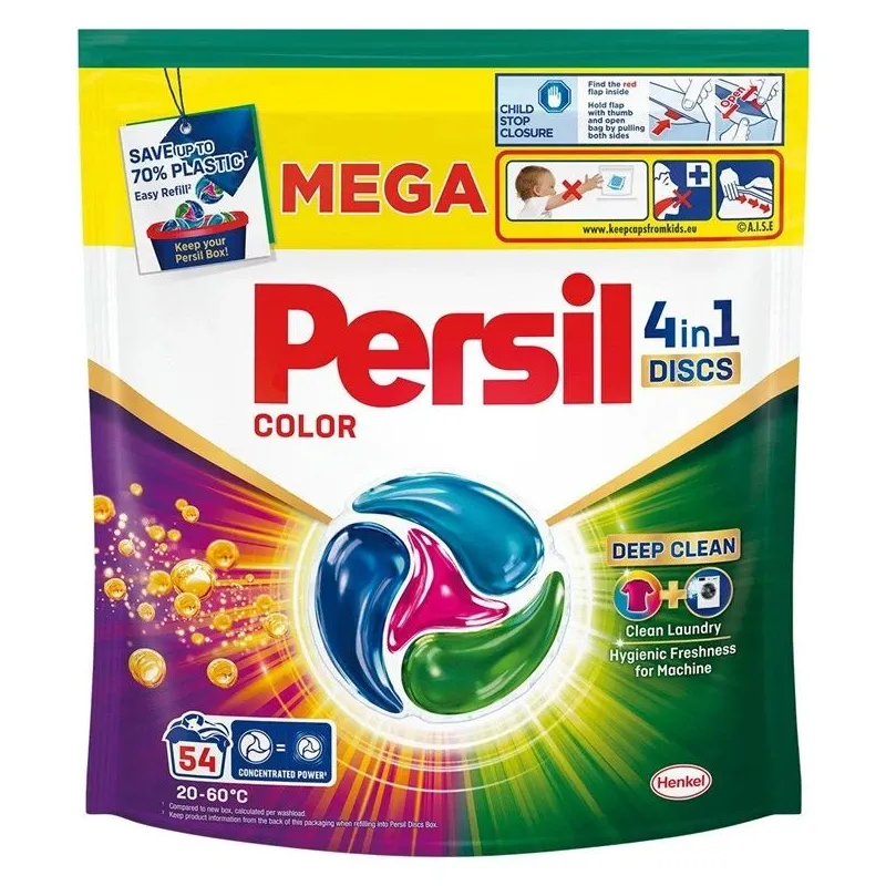Kapsulas mazg. persil discs color 54gab