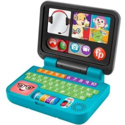 Rotaļu klēpjdators Mattel Fisher Price Funny Songs, LV, daudzkrāsaina