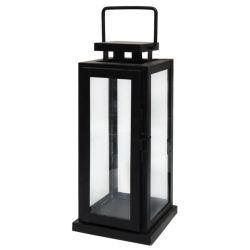 Laterna Tower 11x10x25cm, melna