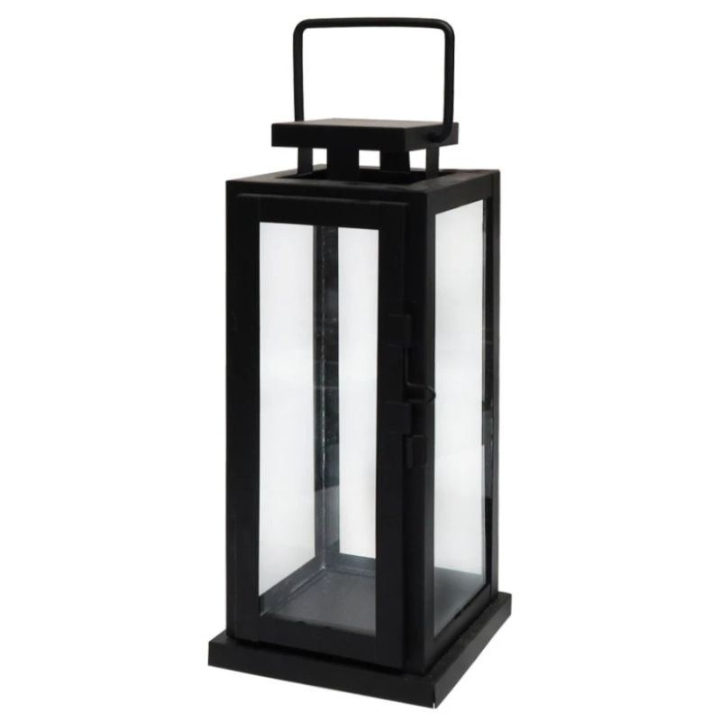 Laterna Tower 11x10x25cm, melna