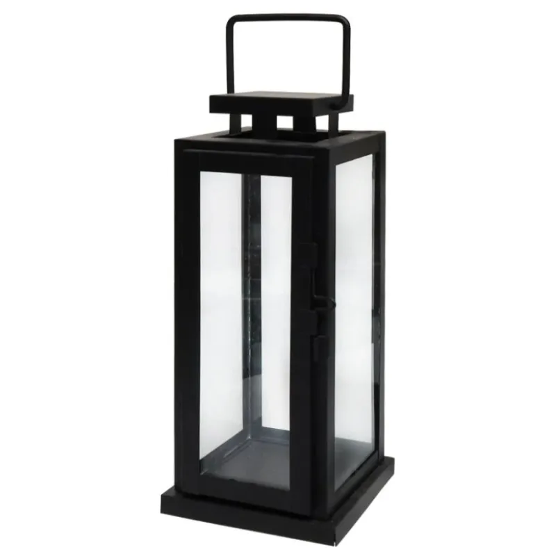 Laterna Tower 11x10x25cm, melna