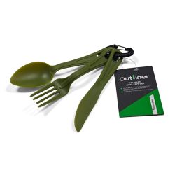 Tool set tourist plastic knife fork spoo