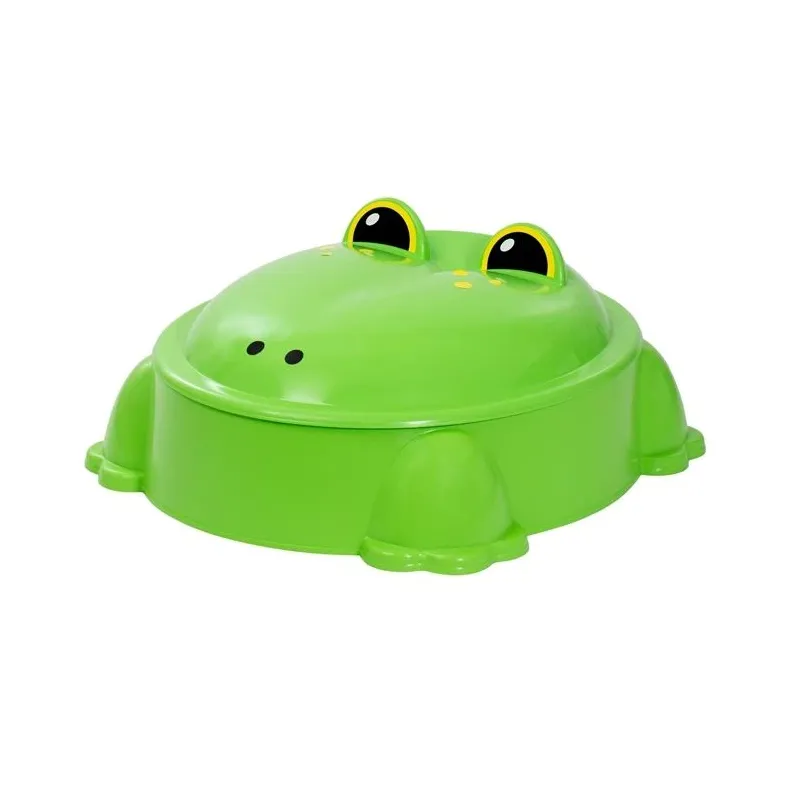 Smilšu kaste Paradiso T00713, 87 x 92 cm, ar vāku, zaļa krās.