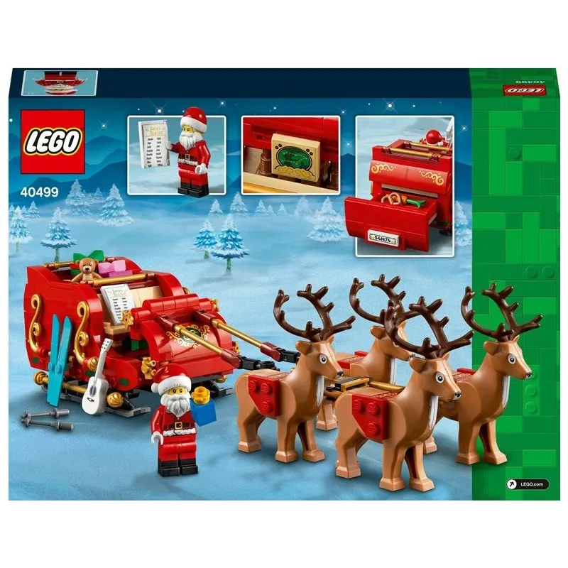 Konstruktors lego santas sleigh 40499