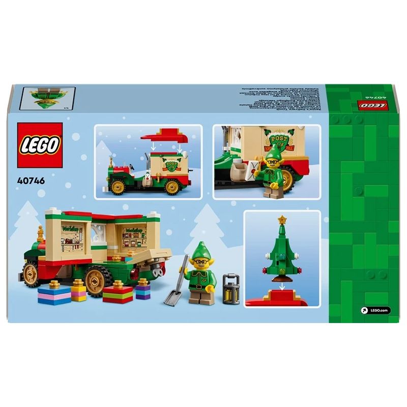 Constr lego santas delivery truck 40746