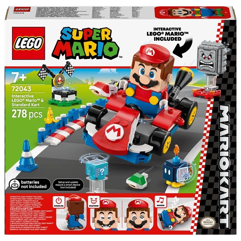 Konstruktors LEGO Super Mario Standard Kart 72043
