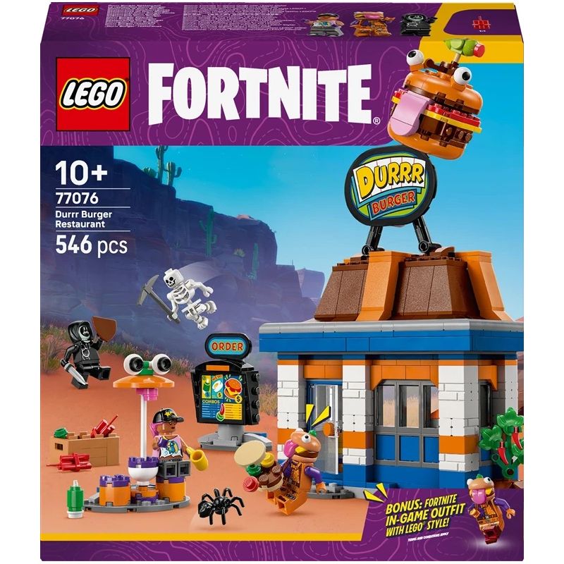 Toy constr lego burger restaurant 77076