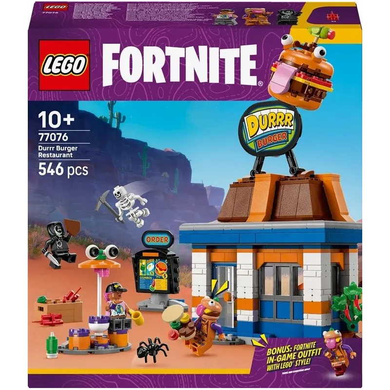 Konstruktors LEGO Fortnite Durrr Burger Restaurant 77076