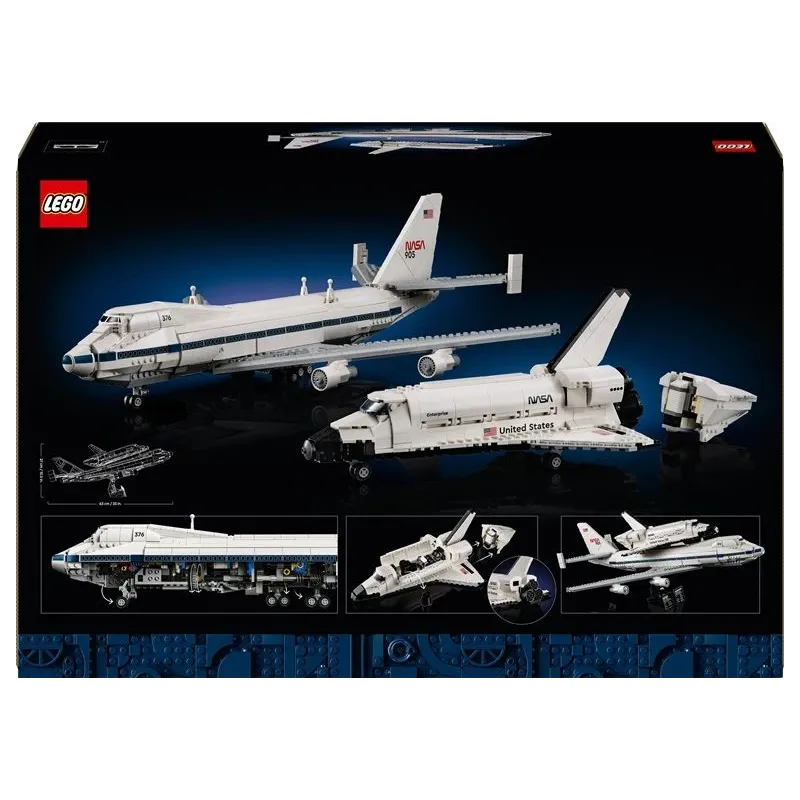 Konstruktorius LEGO Icons Shuttle Carrier Aircraft 10360