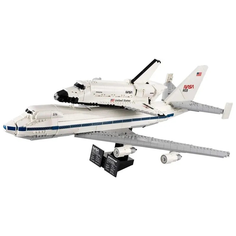 Konstruktorius LEGO Icons Shuttle Carrier Aircraft 10360