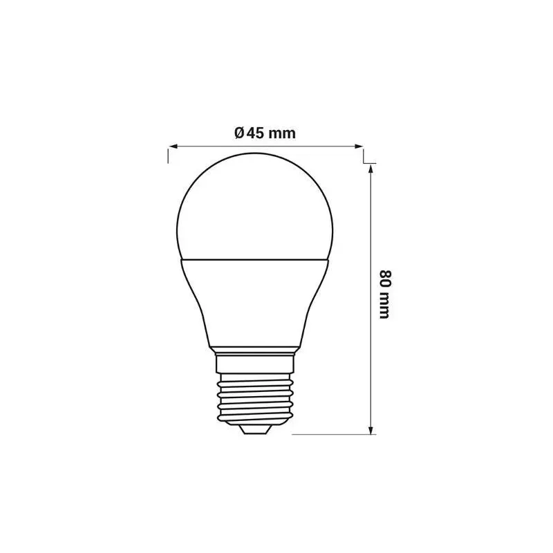 Oro-e27-g45-toto-5w-ww