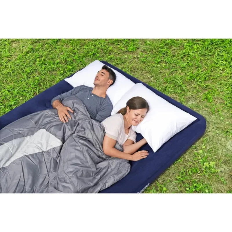 Pripučiamas čiužinys Bestway Airbed 67003-6232, mėlyna sp., 203 cm x 152 cm x 22 cm