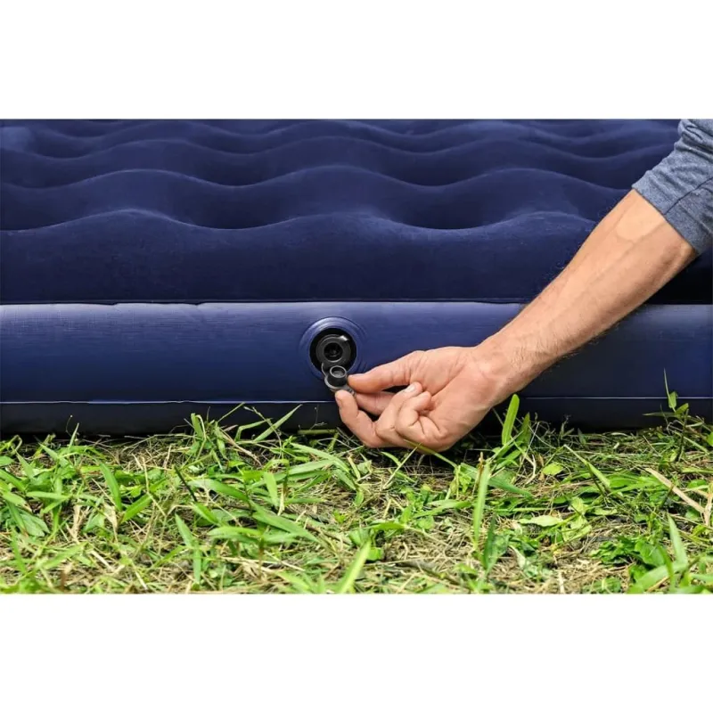 Pripučiamas čiužinys Bestway Airbed 67003-6232, mėlyna sp., 203 cm x 152 cm x 22 cm