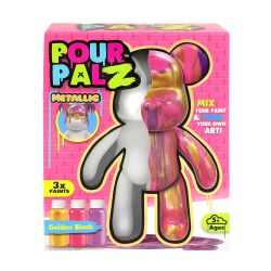 Pour Palz DIY krāsojamais lācis – Zeltains mirdzums