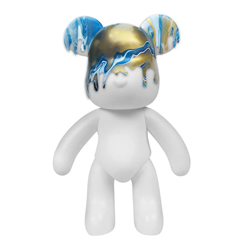Pour Palz DIY Paint Bear-Blue Steel