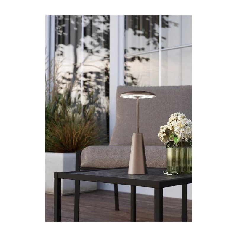 Table lamp led-cct 2.8w brown