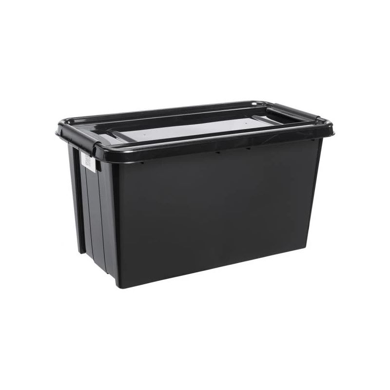 Уценённый товар - Пластиковый контейнер Plast Team ProBox Recycle QR 70 л с крышкой