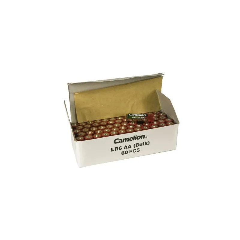 Elementai Alkaline, AA, LR06, CAMELION, 60 vnt.