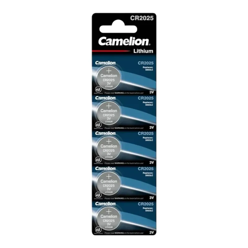 Baterijas camelion cr2025 3v lith.5gab