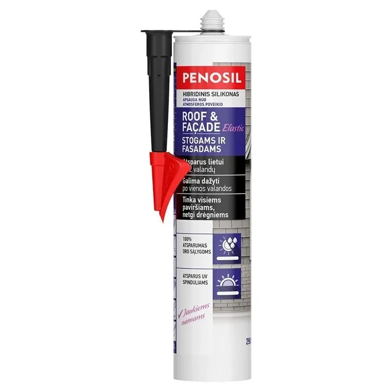 Jumtu un fasāžu hermētiķis Penosil 290ML. melns