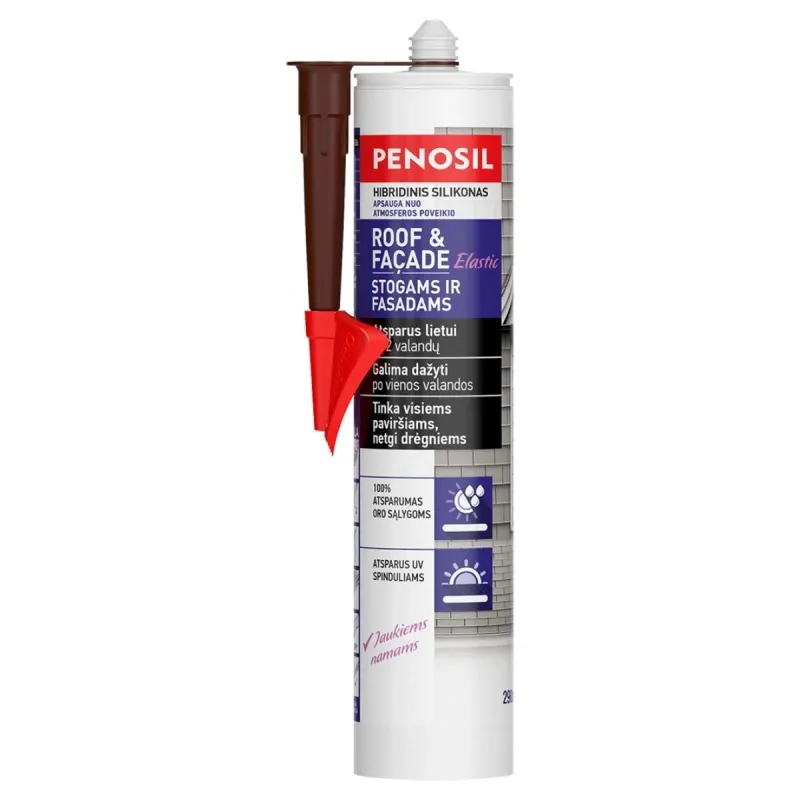 Jumtu un fasāžu hermētiķis Penosil 290ML. melns