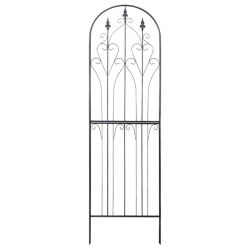 Dekoratīvs režģis metāla 65x220cm, melns