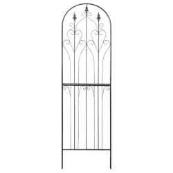 Dekoratīvs režģis metāla 65x220cm, melns